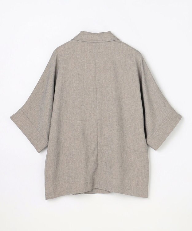 ANY 【セットアップ対応】テックリネンツイードジャケット ベージュ系
