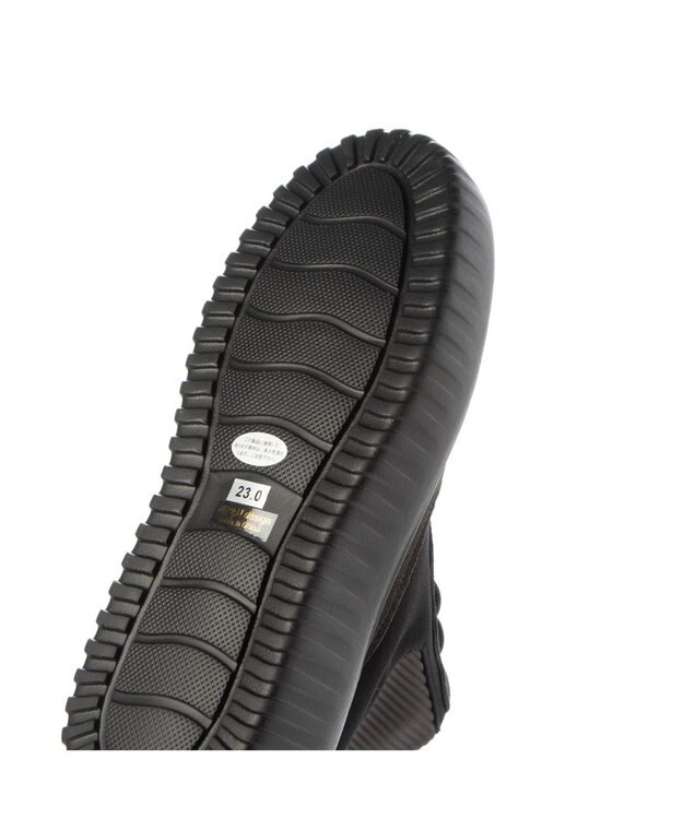 MODE ET JACOMO <D'ICI>プラットフォームハイカットスニーカー ブラックキジ