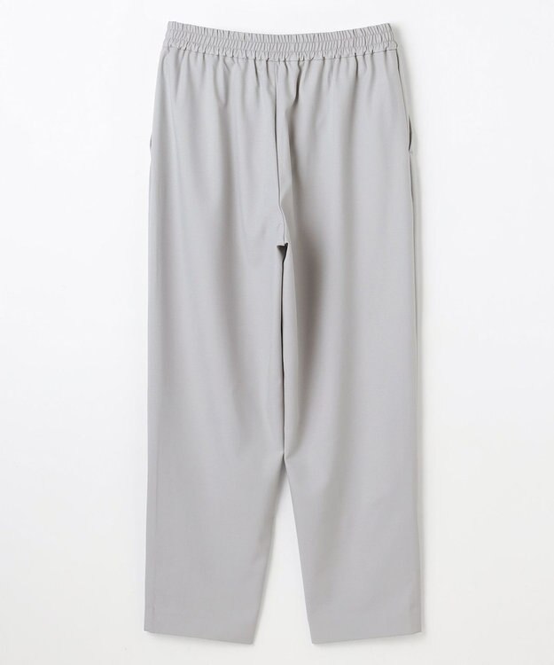 ANY イージーケアライトストレッチテーパードパンツ ライトグレー