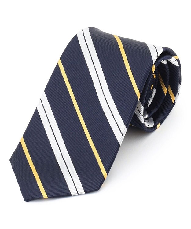 J.PRESS MEN 【定番】オーセンティックレジメンタル ネクタイ イエロー系1