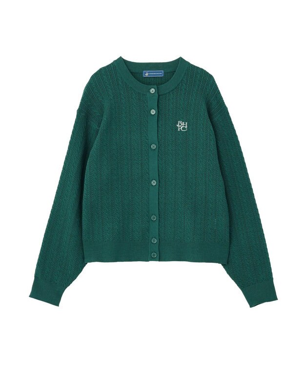 AMERICAN HOLIC 【BEVERLY HILLS POLO CLUB】ニットカーディガン Green
