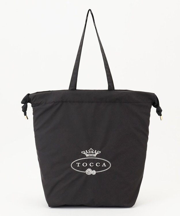TOCCA 【A4サイズ対応・折りたたみ可】TRAVELING SUBBAG ロゴサブバッグ ブラック系