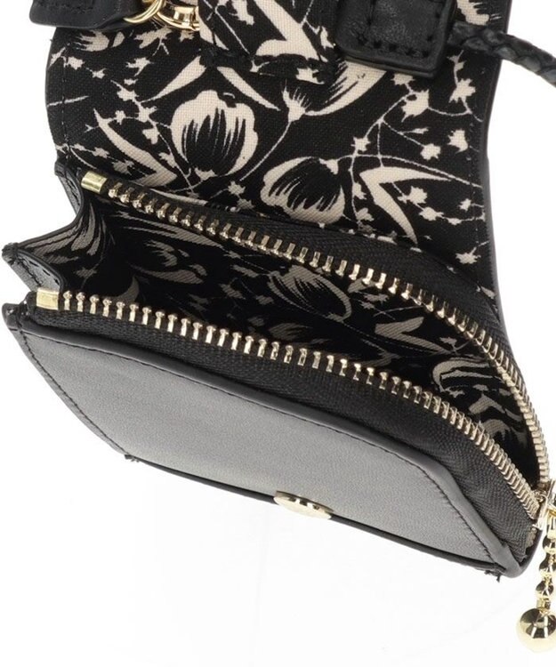 ANNA SUI エニータイム ショルダー付きミニマルチケース ブラックA