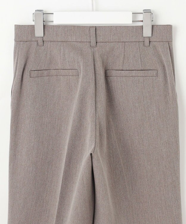 自由区 L 【WEB限定カラーあり・撥水加工・洗える】TRギャバストレート パンツ モカ