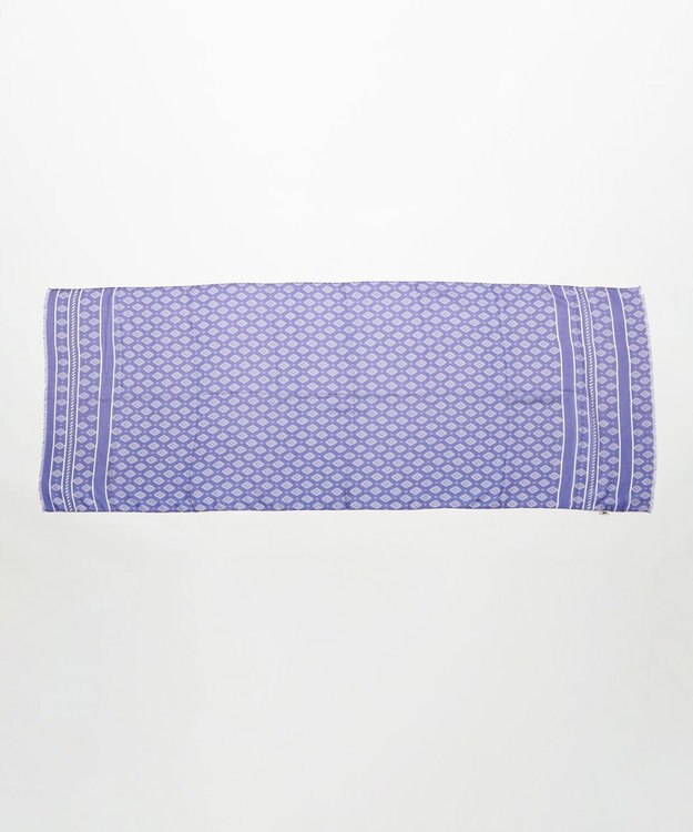 JOSEPH ABBOUD 【イタリア製】クレストパターンショール ブルー系6