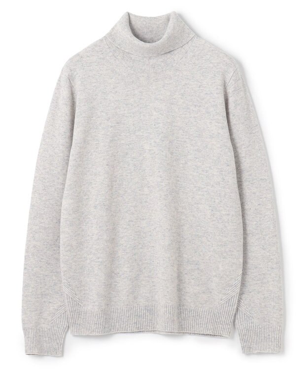 JOSEPH HOMME ピュアカシミヤ　タートルネックニット ライトグレー系