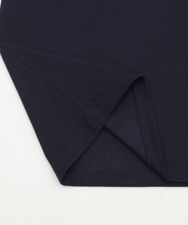 WEGO 【ユニセックス着用ITEM/MLサイズ展開】ワンポイント刺繍カノコポロ（SS） ネイビー