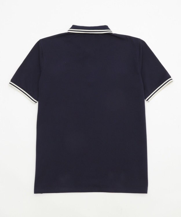 WEGO 【ユニセックス着用ITEM/MLサイズ展開】ワンポイント刺繍カノコポロ（SS） ネイビー