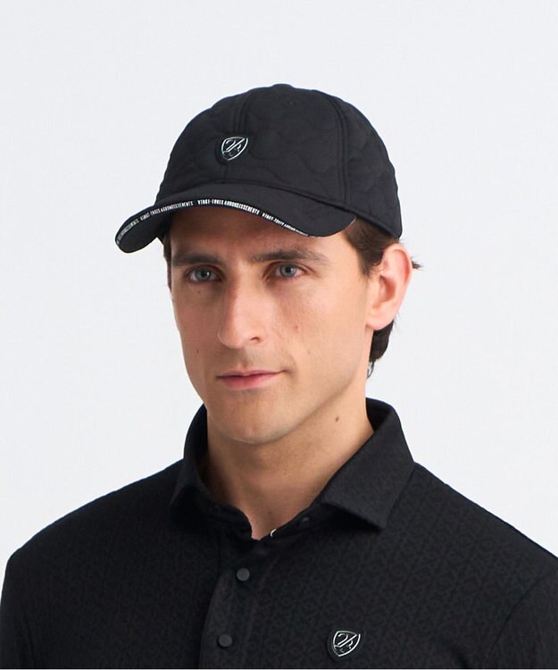 23区GOLF 【UNISEX】ウェーブキルトキャップ ブラック系