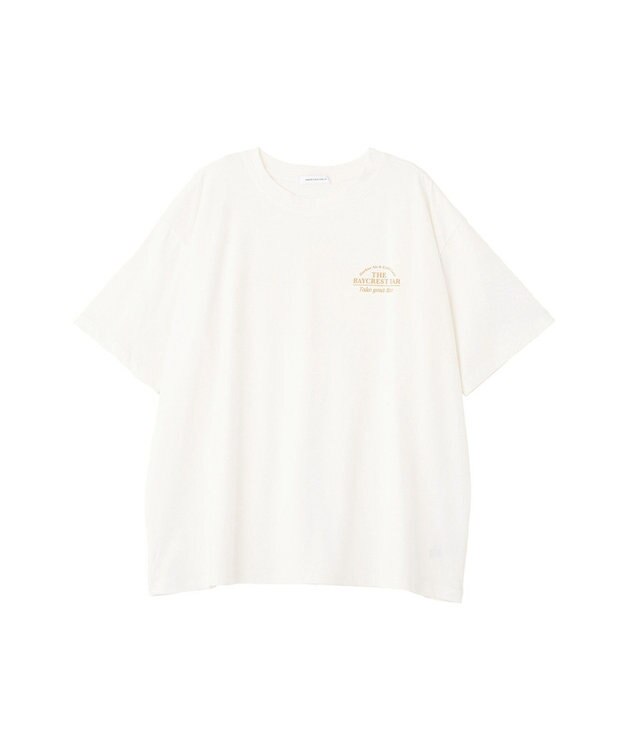 AMERICAN HOLIC BARロゴプリントTシャツ Off White