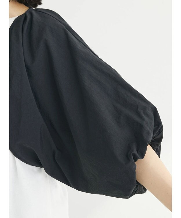 Green Parks ・ＥＬＥＮＣＡＲＥ　ＤＵＥ　バルーンスリーブボレロ Black