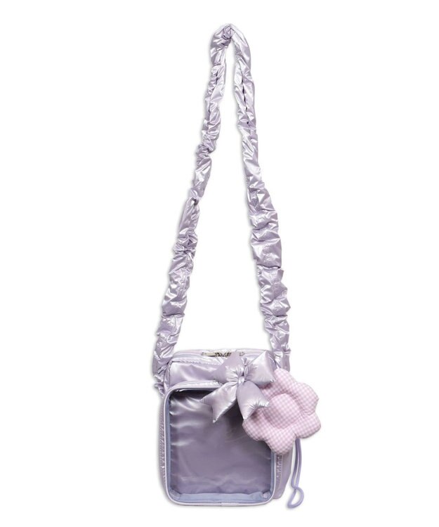 WEGO 【痛バ＆推し活グッズ】きらふわパフィ痛ショルダー ライトパープル