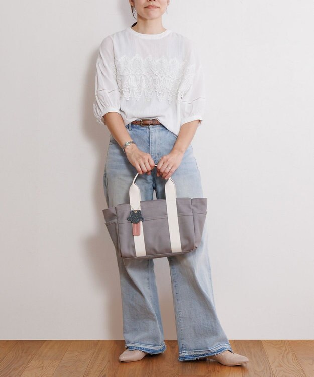 ACE BAGS & LUGGAGE HAyU × ace.  ガーデン トートバッグ 10L 17851 グレージュ