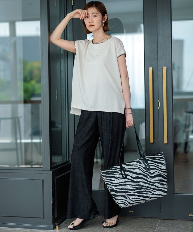 23区 ビッグサイズ トートバッグ ブラック系