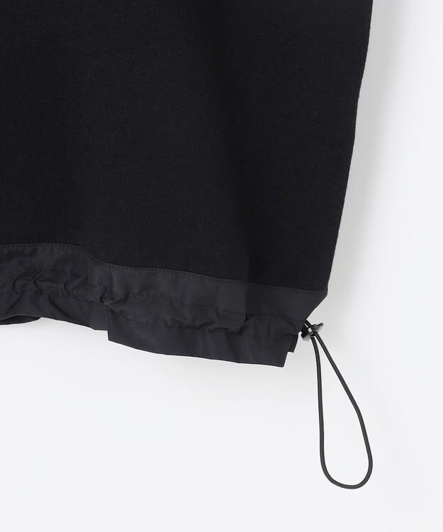 自由区 【SHIHOさん着用】スムージードローコード ニット ブラック