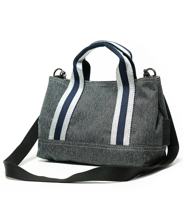 Regalo Felice 【色落ちしないデニム調撥水生地 / 2way】トート小 / REGALO BK(ブラック）
