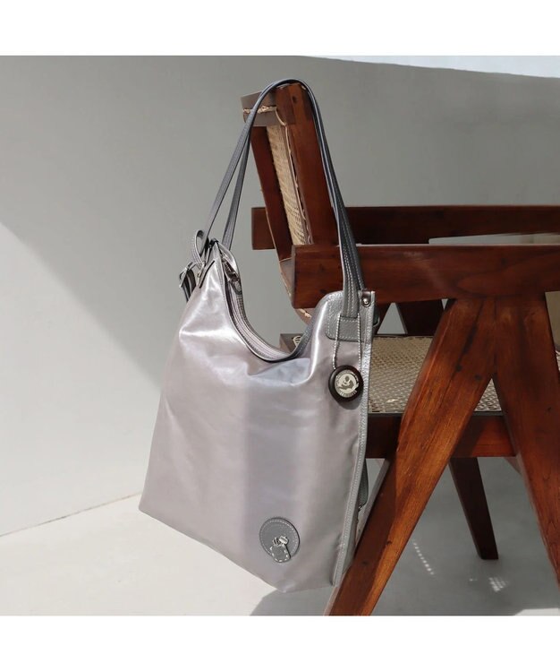 PELLE BORSA 3Way リュック/クロスボディ/ショルダー ミディバッグ Alive アライブ 4319 ガンメタ