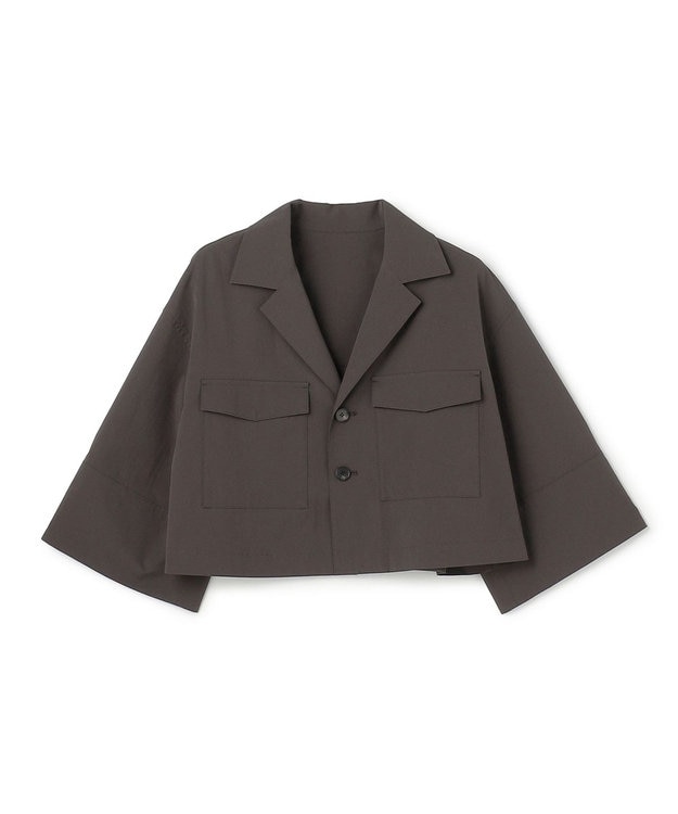 uncrave クールタッチカラータイプライター シャツジャケット ダークブラウン