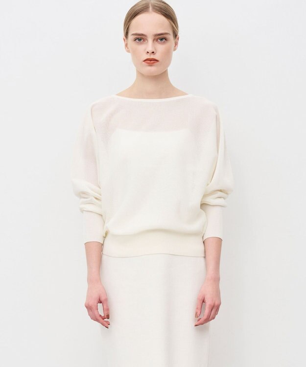 uncrave シアーニット ドルマントップス オフ