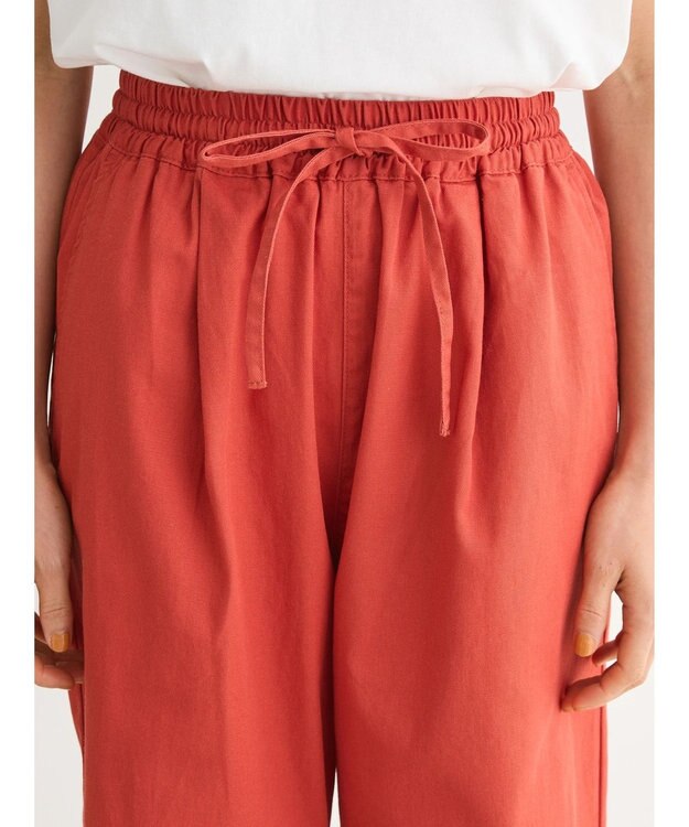 Green Parks イージーワイドパンツ Red