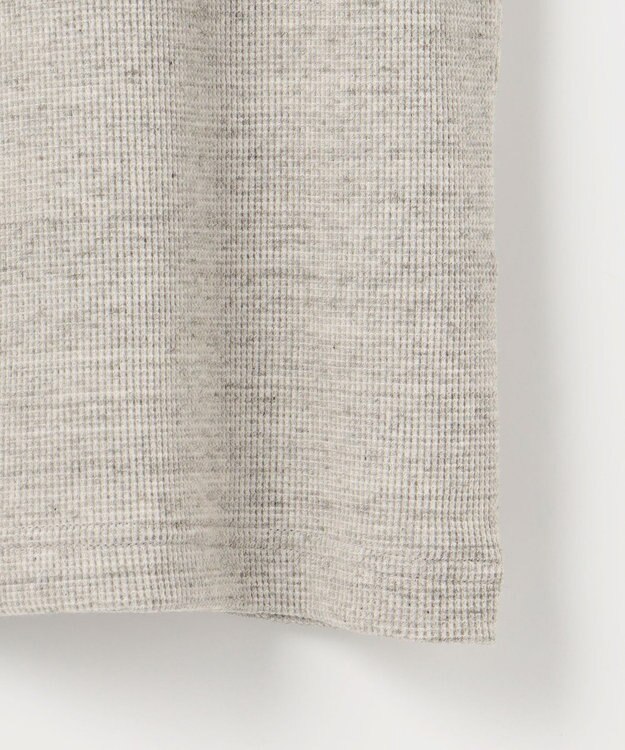 JOSEPH ABBOUD 【オリジナルオーガニックコットン使用/サスティナブル/伸縮/保形性】JOE COTTON ワッフル クルーネックＴシャツ ベージュ系