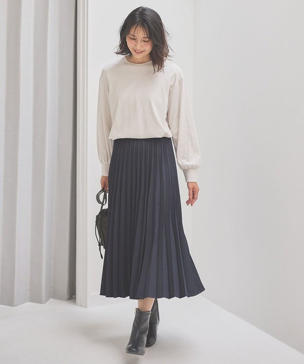 ANY 【UVケア】ビューティベーシックロングＴシャツ オイスター