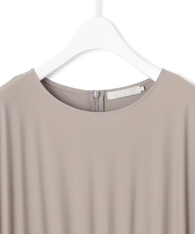 ICB 【UVカット・接触冷感・速乾】マットスキューバ  ワンピース クリームブラウン系