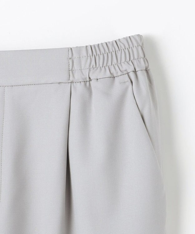 ANY イージーケアライトストレッチテーパードパンツ ライトグレー