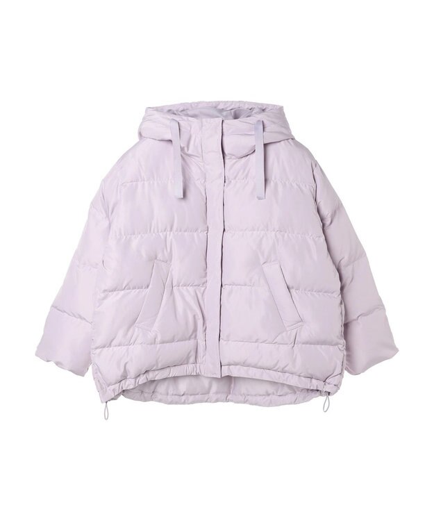 earth music&ecology フーディー中綿ブルゾン Pink