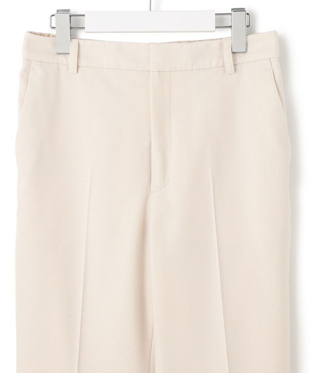 23区 【CLASSY.1月号掲載】ウールミルドストレッチ テーパードパンツ アイボリー