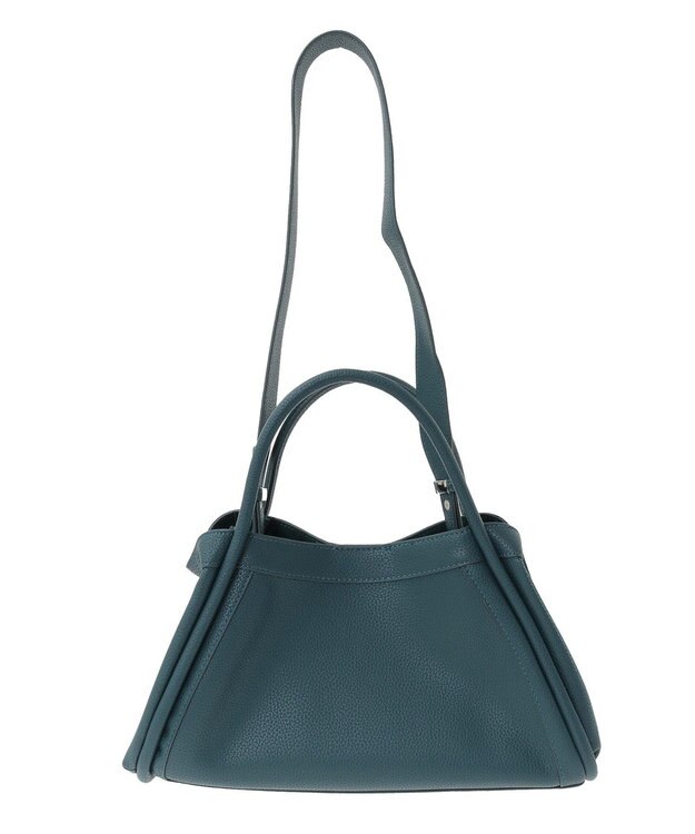 YECCA VECCA 【cache cache】ハンドルシュリンクトート Blue