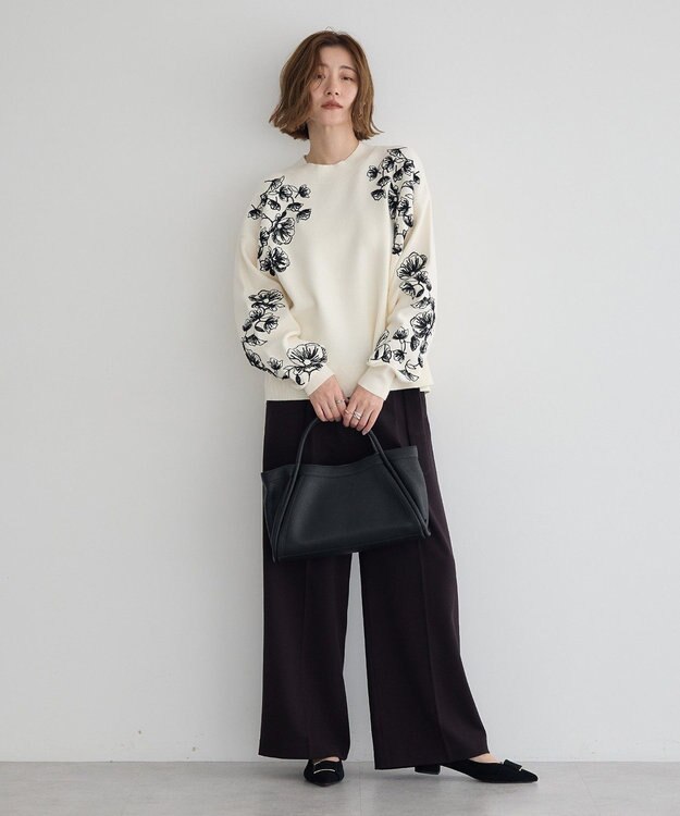 YECCA VECCA 【cache cache】ハンドルシュリンクトート Black