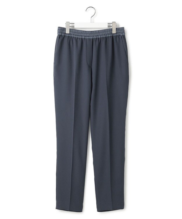 ICB L 【先行予約・WEB限定カラーあり】FluidBackSatin ドロストパンツ ダルブルー