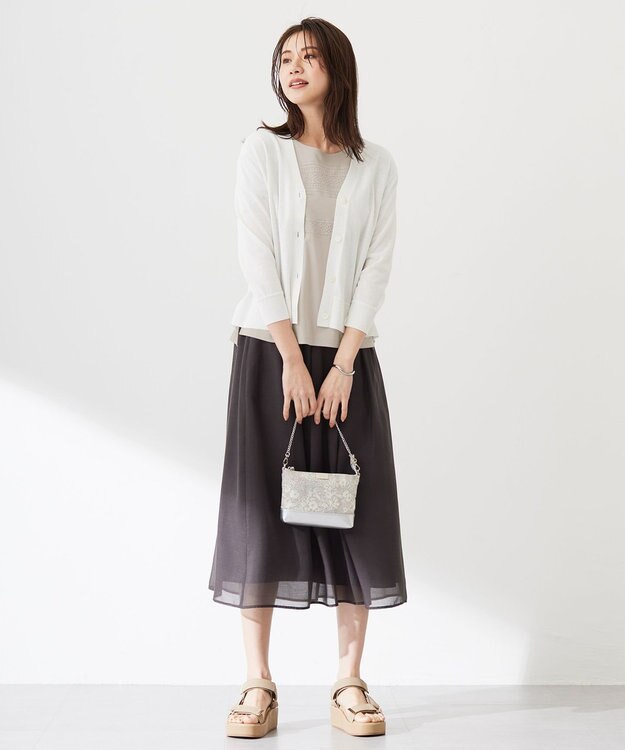 J.PRESS LADIES 【セットアイテム】LIBERTY スマホポシェット＆エコバッグ ライトグレー系5