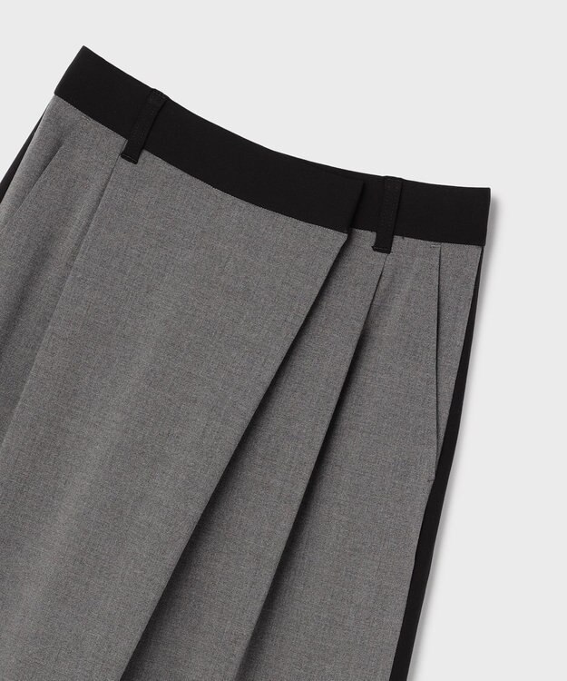 GRACE CONTINENTAL ラップワイドパンツ グレー