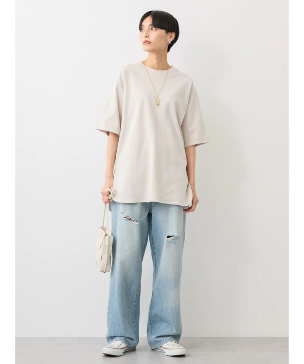 AMERICAN HOLIC ダメージデニムパンツ Light Indigo