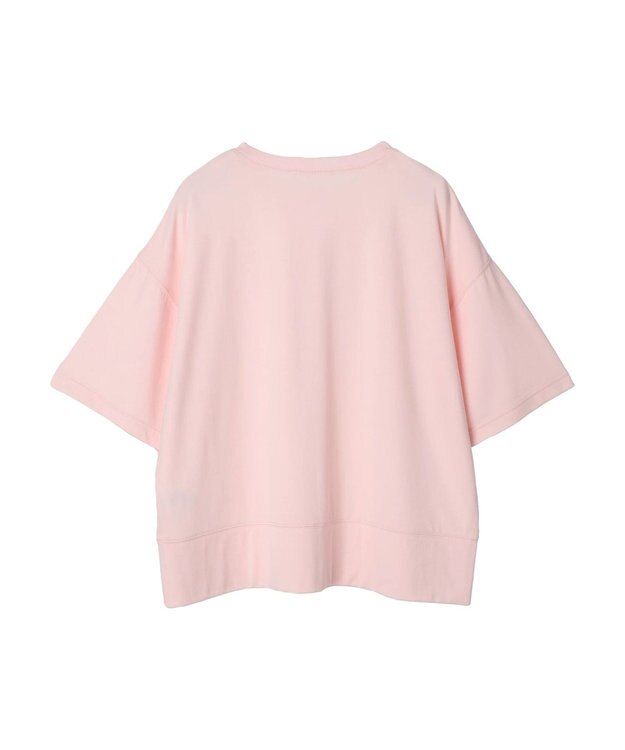 Green Parks 接触冷感裾リブＴシャツ Pink