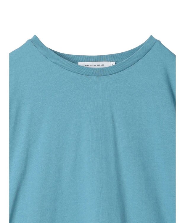 AMERICAN HOLIC 接触冷感ドルマンカットプルオーバー Sax