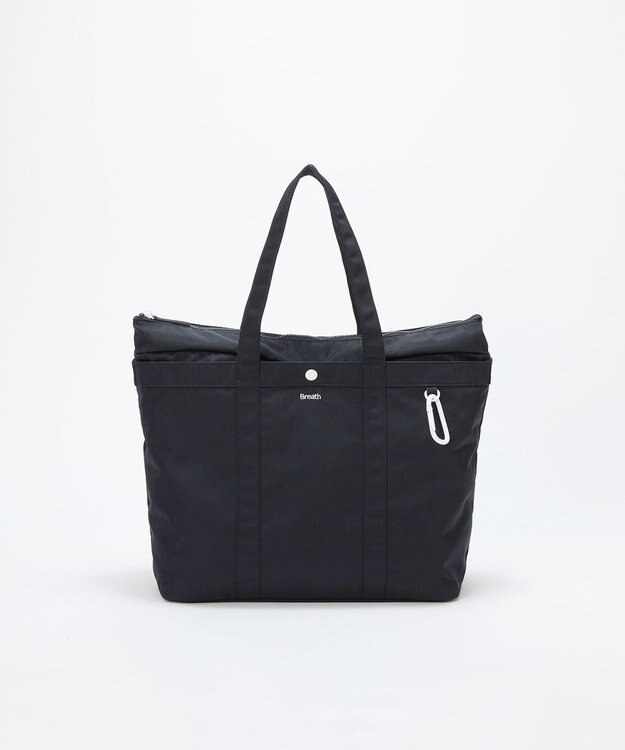 TOPKAPI 【Breath TOPKAPI】CHILLGO 保冷バッグ付き ナイロン トートバッグ L / 撥水 ブラック