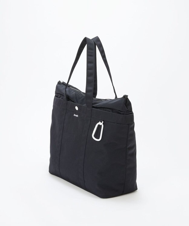 TOPKAPI 【Breath TOPKAPI】CHILLGO 保冷バッグ付き ナイロン トートバッグ L / 撥水 ブラック