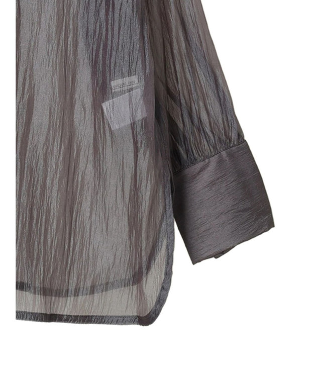 Green Parks ・ＥＬＥＮＣＡＲＥ　ＤＵＥ　２ｗａｙシアーブラウス Charcoal Gray