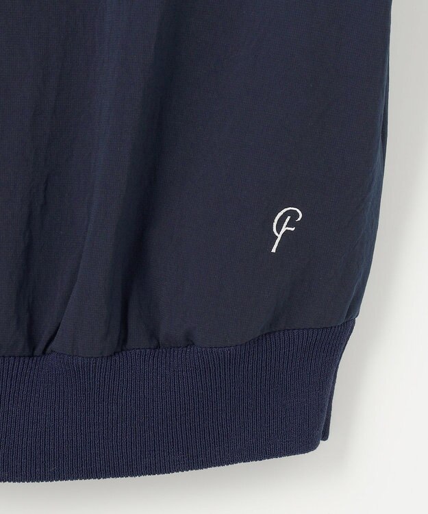 23区GOLF 【23Fondation/WOMEN】レイヤード風 コンビモックネック ネイビー系