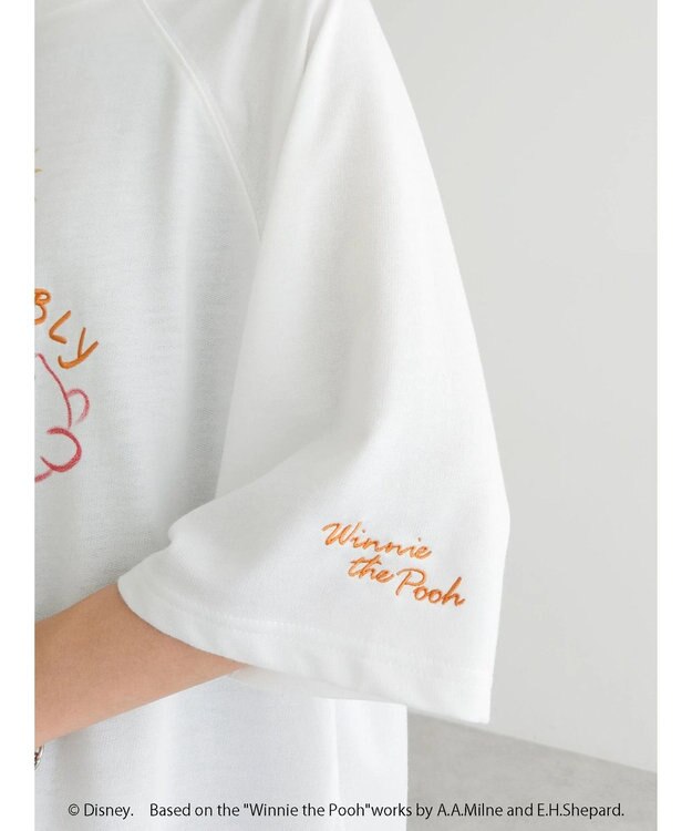 Green Parks Ｗｉｎｎｉｅ　ｔｈｅ　Ｐｏｏｈ／７分袖プルオーバーⅡ White