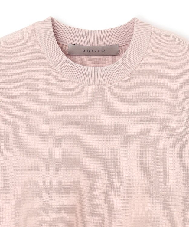 UNFILO 【100-130cm】ペプラムニット ピンク