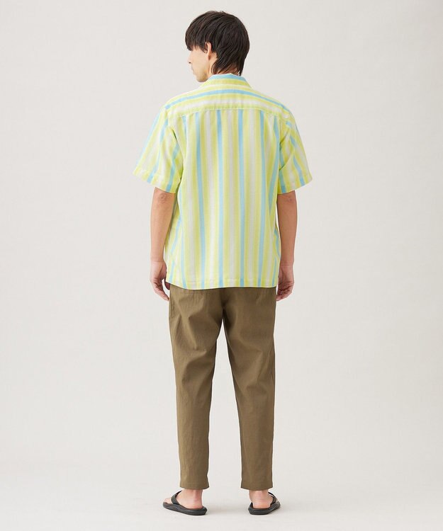 UNFILO MENS TENNEN TOUCH タックパンツ カーキ