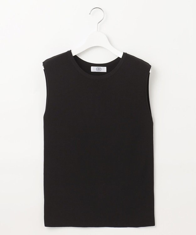 J.PRESS LADIES L 【洗える】ニット タンクトップ ブラック系