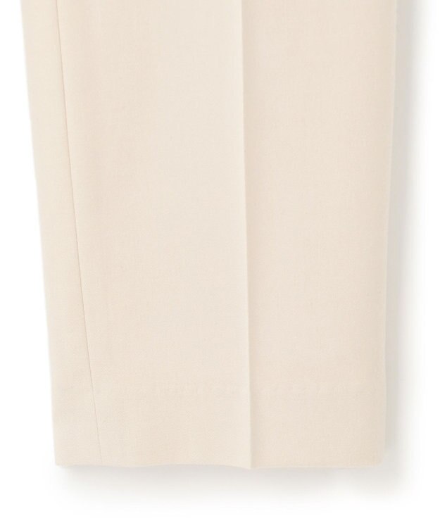 23区 【CLASSY.1月号掲載】ウールミルドストレッチ テーパードパンツ アイボリー