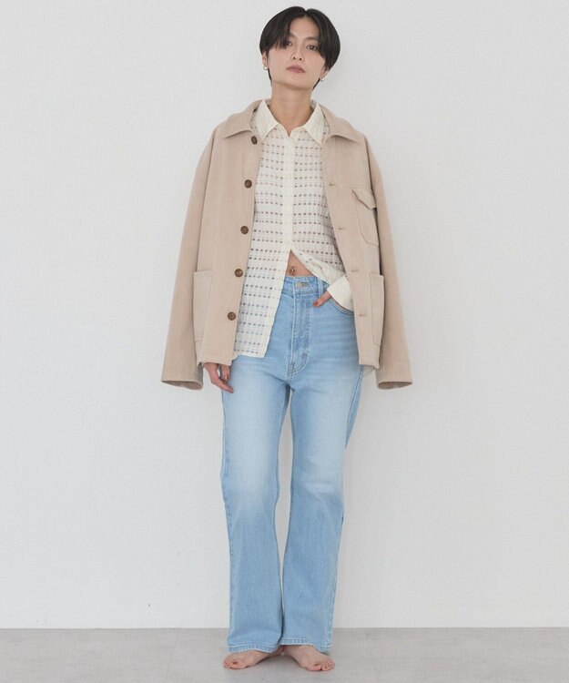 AMERICAN HOLIC 【EDWIN別注】フレアデニム Light Indigo