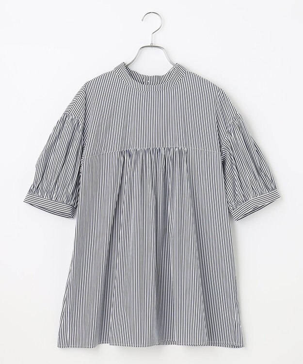 #Newans 【ANSWER for コンサバフェミニン】マルチウェイビッグリボンブラウス ネイビーストライプ系