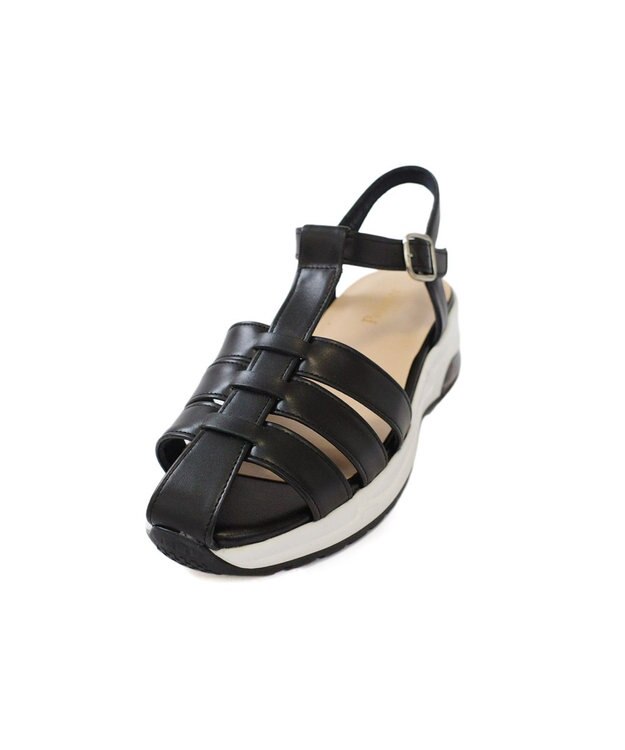 Pointer 日本製 本革グルカスポーツサンダル ブラック